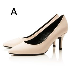 Handcrafted leather heels